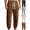 thumbnail image 1 of Men's Sweatpants Lightweight Cinched Bottom Lounge Pants Athletic Elastic Waist Drawstring Workout Joggers, 1 of 8
