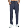 thumbnail image 1 of Men's Sweatpants Lightweight Workout Pants with Zipper Pockets Elastic Waist Athletic Pants for Men Exercise Jogging Hiking Dark Blue XL, 1 of 5