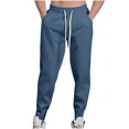 thumbnail image 1 of ZQUUVOU Men's Sweatpants Loose Athleisure Elastic Waistband Blue, 1 of 9