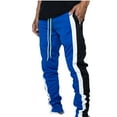 thumbnail image 1 of ZQUUVOU Men's Sweatpants Slim Fit Casual Loose Sports Elastic Waistband Trousers Long Pants Blue, 1 of 7