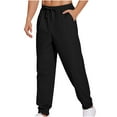 thumbnail image 1 of ZQUUVOU 3 Pack: Men's Jogger Solid Color Active Athletic Sweatpants With Pockets L-Khaki, 1 of 7