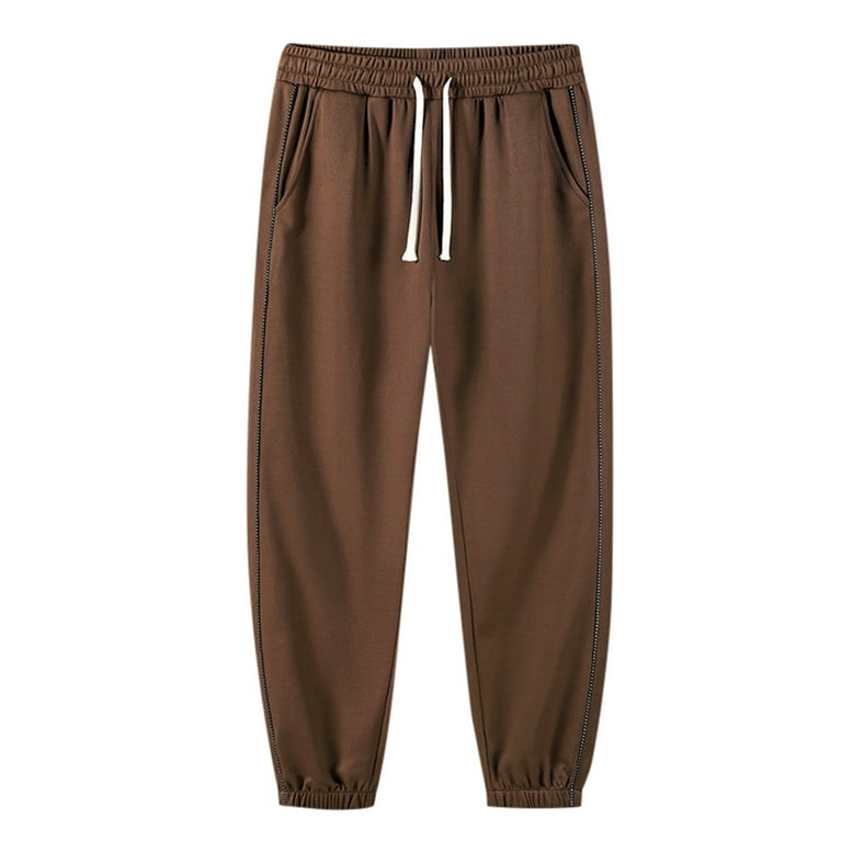 Men s Sweatpants Track Pants Men Sweatpants for Men Baggy Casual Pants Sweatpants Sweatpants Loose Solid Color Drawstring Drawstring Green Sweatpants Men 4XL Walmart