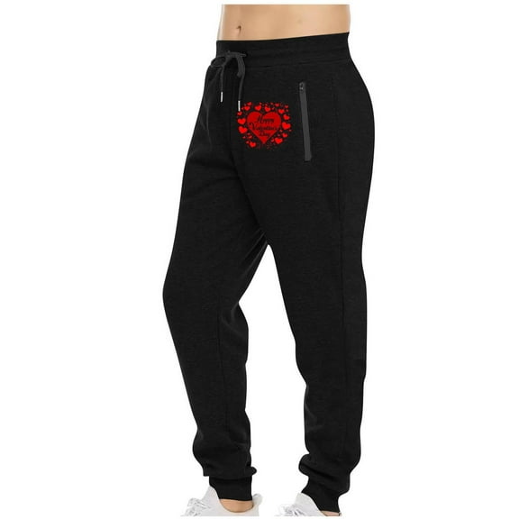 Men's Sweatpants With Pockets Sports Pants Tapered Running Exercise Pants Drawstring Running Pants Printed Pants