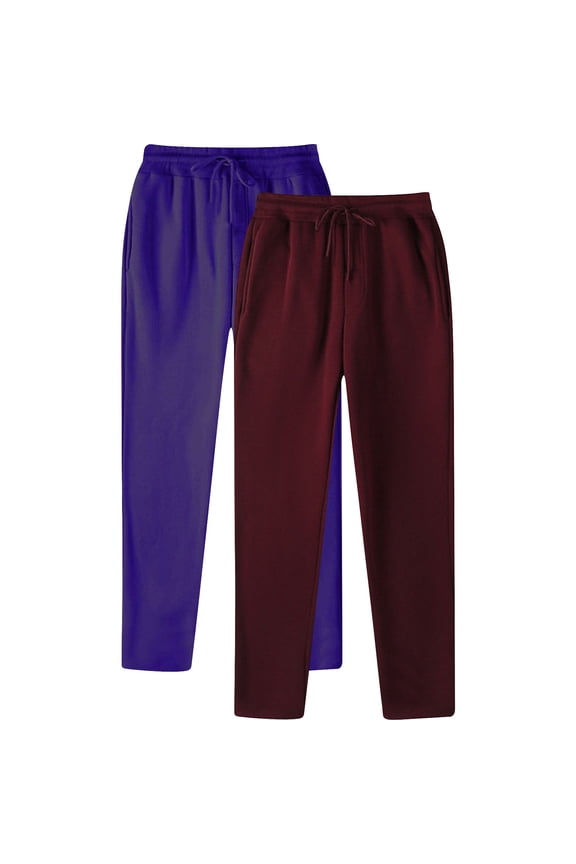 Men's Sweatpants for Men Drawstring Elastic Waist Solid Color Casual Sweat Length Pants