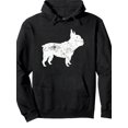 thumbnail image 1 of Men's Sweatshirt 250g 50% Cotton + 50% Polyester - Distressed French Bulldog Silhouette Dog Owner Pullover Sweatshirt, 1 of 8