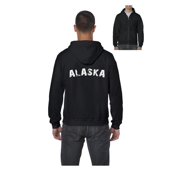 Men's Sweatshirt Full-Zip Pullover - Alaska
