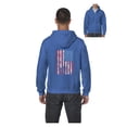 thumbnail image 1 of Men's Sweatshirt Full-Zip Pullover - American Flag 4th of July, 1 of 5
