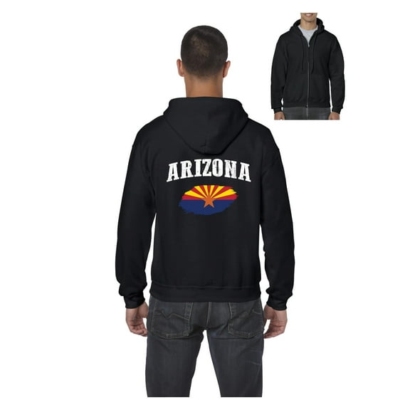 Men's Sweatshirt Full-Zip Pullover - Arizona
