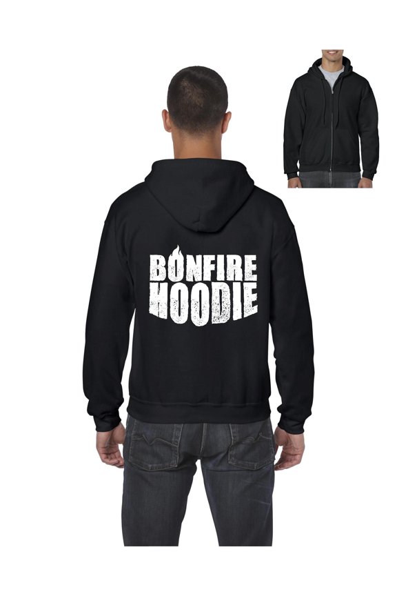 Men's Sweatshirt Full-Zip Pullover - Bonfire Hoodie