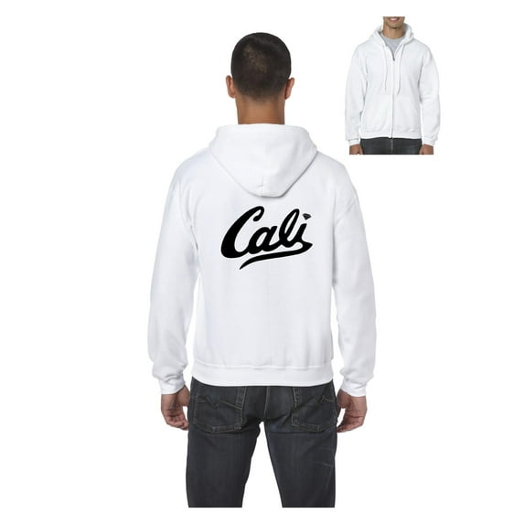 Men's Sweatshirt Full-Zip Pullover - California Cali