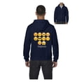 thumbnail image 1 of Men's Sweatshirt Full-Zip Pullover - Emoji Entourage, 1 of 5
