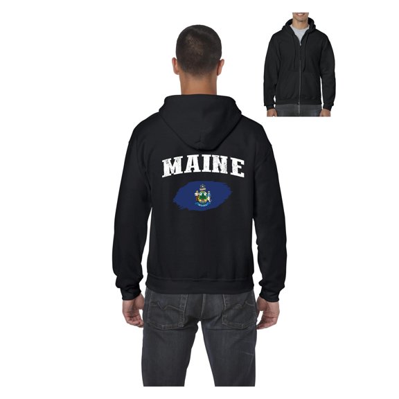 Men's Sweatshirt Full-Zip Pullover - Maine