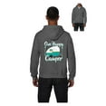 thumbnail image 1 of Men's Sweatshirt Full-Zip Pullover - ONE HAPPY CAMPER, 1 of 5
