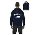 thumbnail image 1 of Men's Sweatshirt Full-Zip Pullover - Puerto Rico Flag, 1 of 5