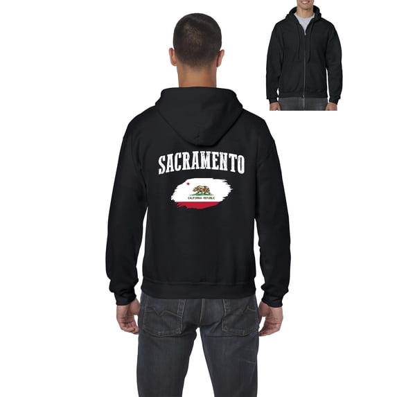 Men's Sweatshirt Full-Zip Pullover - Sacramento
