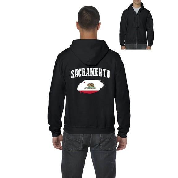 Men's Sweatshirt Full-Zip Pullover - Sacramento