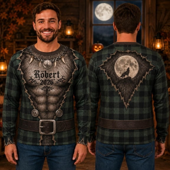 Men's Sweatshirts, Men Fun Novelty Holiday Crew Neck Long‑Sleeve Top, Eye‑Catching Party Costume Outfit, Great Festive Apparel for Holiday Gathering, Suitable for Themed Celebration Occasions