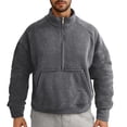 thumbnail image 1 of Men's Sweatshirts Tops Fall Fashion Men's Sports Round Collar Pullover Sweatshirt Long Sleeve Solid Hoodie Solid Color Fashion Casual Everyday Outerwear, 1 of 7