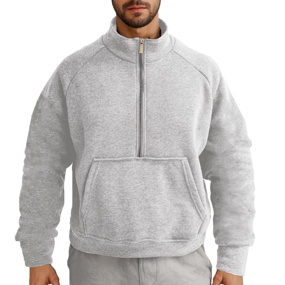 Men's Sweatshirts Tops Fall Fashion Men's Sports Round Collar Pullover Sweatshirt Long Sleeve Solid Hoodie Solid Color Fashion Casual Everyday Outerwear