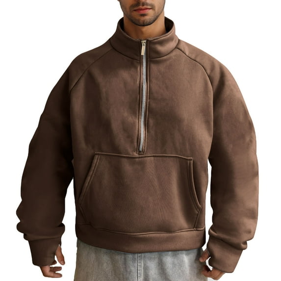 Men's Sweatshirts Tops Fall Fashion Men's Sports Round Collar Pullover Sweatshirt Long Sleeve Solid Hoodie Solid Color Fashion Casual Everyday Outerwear