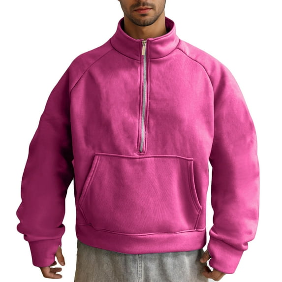 Men's Sweatshirts Tops Fall Fashion Men's Sports Round Collar Pullover Sweatshirt Long Sleeve Solid Hoodie Solid Color Fashion Casual Everyday Outerwear