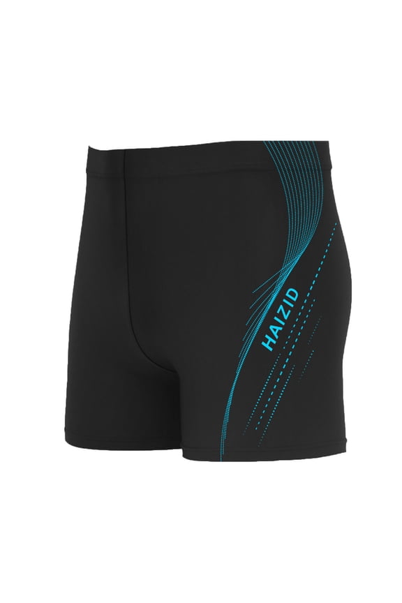 Men's Swim Jammers Competitive Athletic Swim Team Suit Training Endurance Racing Quick Dry Swimming Shorts UPF 50 Size 2XL-4XL Blue