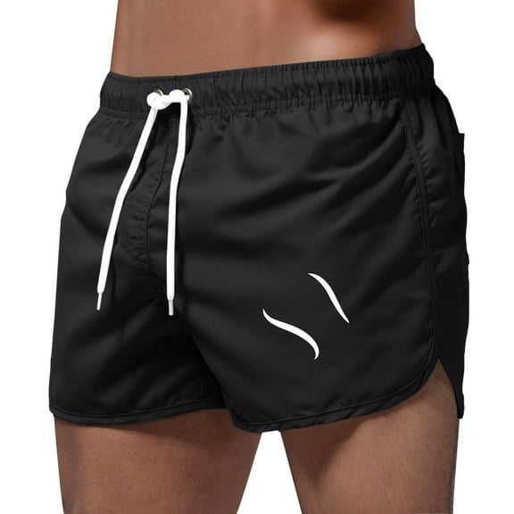 Men's Swim Shorts 3 Inch Beach Board Shorts for Swimming Surfing Athletic Sports with Stylish Prints