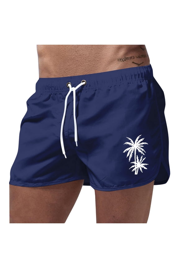 Men's Swim Shorts Quick Dry Swim Trunks Beach Bathing Suit Board Shorts with Mesh Lining
