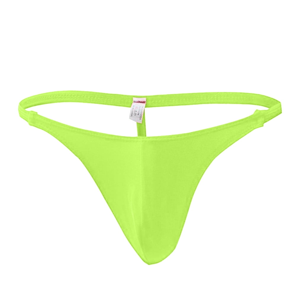 Men's Swim Shorts Sretch T-back Micro Thong Briefs Underwear Swimsuit ...