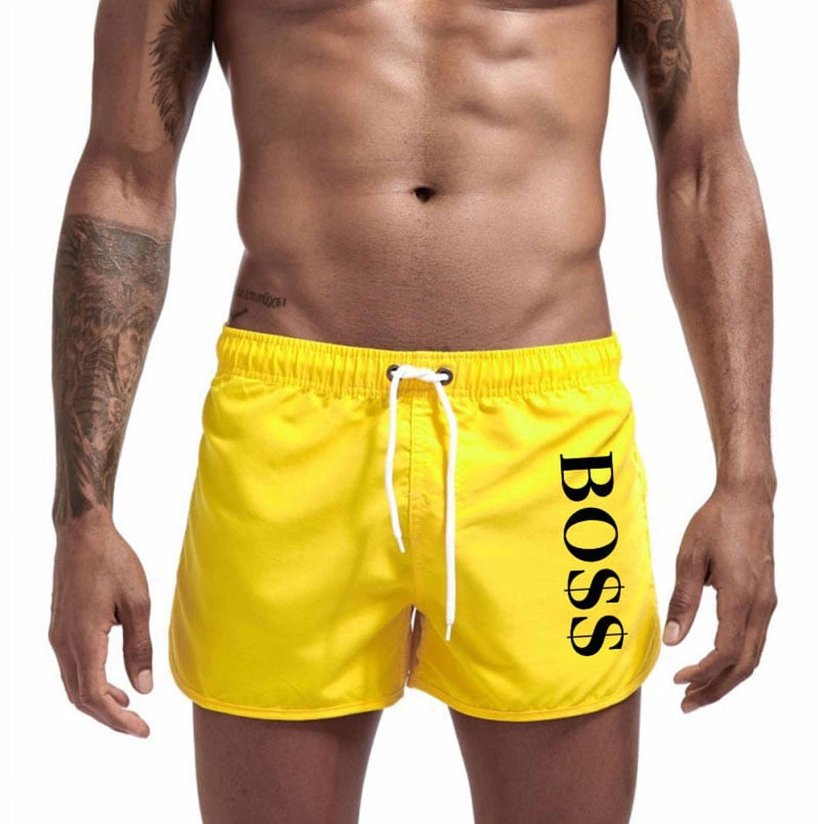 Men's Swim Shorts Summer Colorful Swimwear Man Swimsuit Swimming Trunks ...