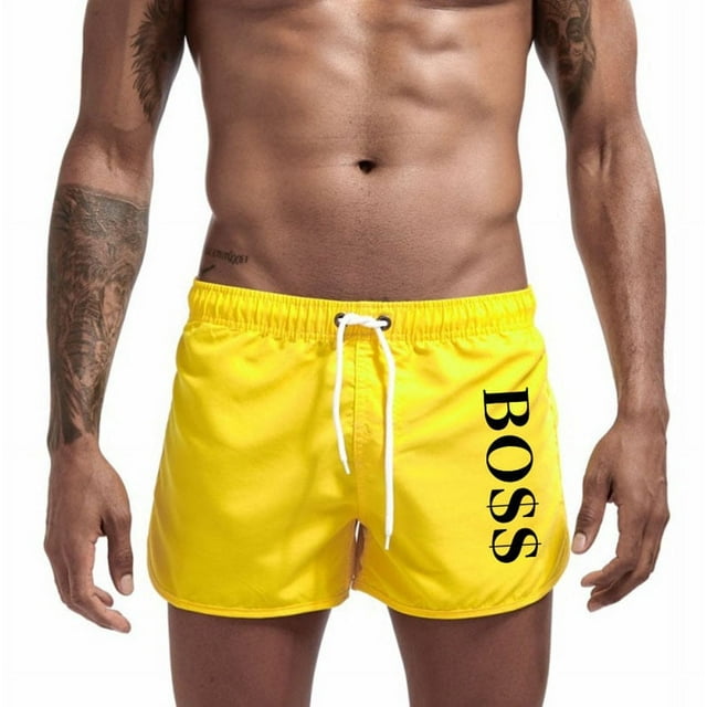Men's Swim Shorts Summer Colorful Swimwear Man Swimsuit Swimming Trunks ...