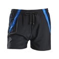 thumbnail image 1 of Men's Swim Trunks Competitive Swim Racing Team Swimsuit Lightweight Elastic Waist Swimming Shorts Upf 50+ Blue XL, 1 of 2