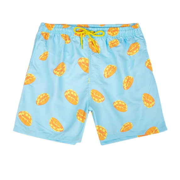 Men's Swim Trunks Cute Print Quick Dry Swimming Summer Beach Short Casual Pajama Shorts Yoga Short Pants