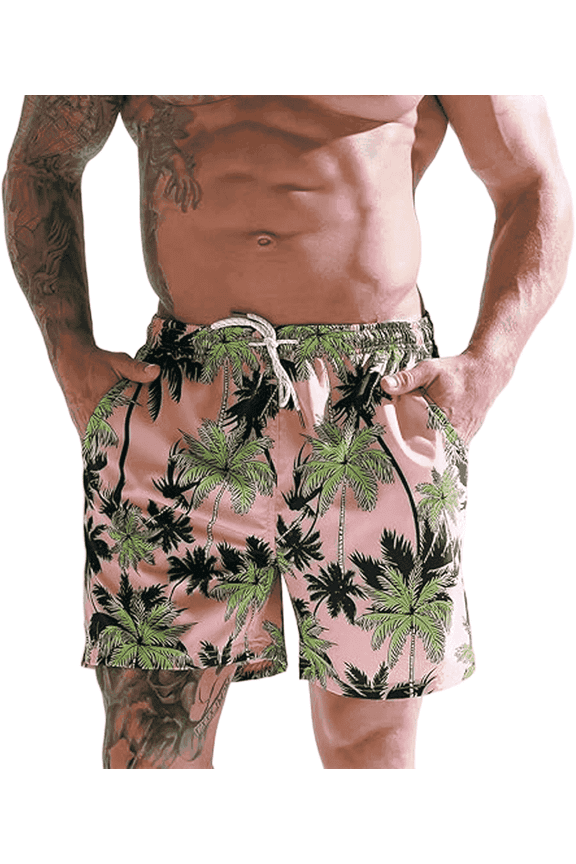 Men's Swim Trunks Quick Dry Bathing Suit Swimming Board Shorts Beach Swimwear