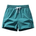 thumbnail image 1 of Men's Swim Trunks Quick Dry Beach Shorts with Pockets Blue S, 1 of 1