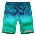 thumbnail image 1 of Men's Swim Trunks Quick Dry Beach Shorts with Zipper Pockets and Mesh Lining, 1 of 6