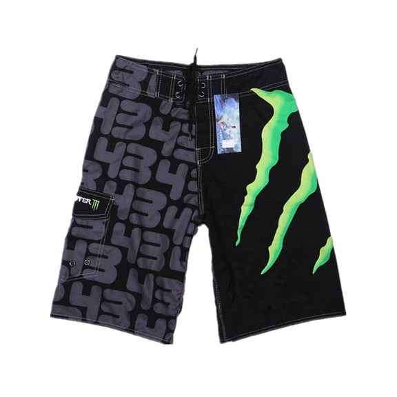 Men's Swim Trunks Quick Dry Beach Swim Shorts for Men Summer Beach Shorts Drawstring with Elastic Waist and Pockets