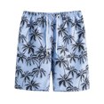 thumbnail image 1 of Men's Swim Trunks Quick Dry Floral Printed Beach Board Shorts with Pockets,Cool Bathing Suits, 1 of 6