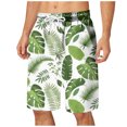 thumbnail image 1 of Men's Swim Trunks Quick Drying 5 Inch Swimsuit Mesh Swimsuit Long Style Mens Board Shorts Swimwear Green L, 1 of 5