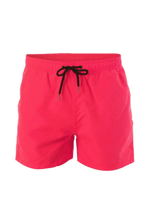 Men's Swim Trunks Sports Net Beach Dry Quick with Inner Casual Pants Swimwear Swimsuit Bottoms for Men