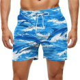 thumbnail image 1 of Men's Swimming Trunks 9 Inch Seam Under $10 Free Shipping Beach Leisure Summer Beach Pants Swimming Pants, 1 of 6