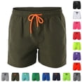 thumbnail image 1 of Men's Swimming Trunks Quick Dry Swim Shorts Men's Swimwear Green Bathing Suit Size S-5XL, 1 of 4