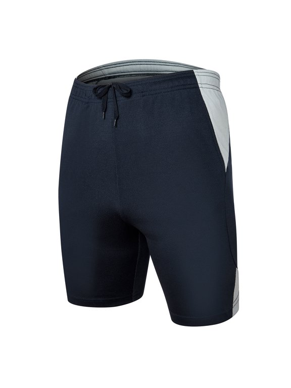 Men's Swimming Workout High Waist Shorts Side Pockets Running Biker Gym Pure Short For Aerobics Fitness Pilates Sports Dance Hip-hop