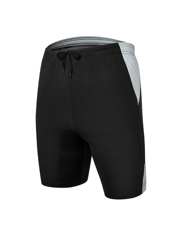 Men's Swimming Workout High Waist Shorts Side Pockets Running Biker Gym Pure Short For Aerobics Fitness Pilates Sports Dance Hip-hop