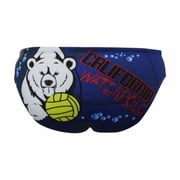 Mens Swimsuit Brief Athletic Swimwear California, Water Polo, Underwater Rugby, High Performance