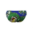 thumbnail image 1 of Men's Swimsuit Brief Athletic Swimwear Frog, Blue, Water Polo, Underwater Rugby, High Performance, 1 of 3