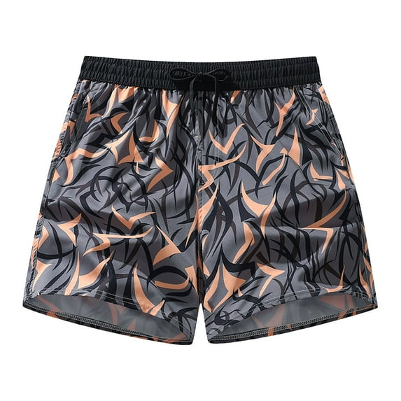 Men's Swimsuit Mesh Lined With Beach Shorts And Pockets