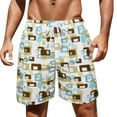 Men's Swimwear Mens Bathing Suits Funny Men's Swim Trunks with