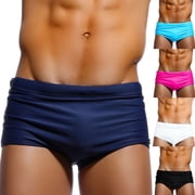 Mens Swimwear Sexy Swim Briefs Bikini Board Surf Shorts Boxer Swimsuits