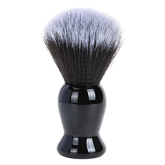 Men's Synthetic Shaving Brush for Beard Care Soft Durable Handle Quick-Dry Foam Lathering Gentle Exfoliation Ideal Grooming Tool Smooth Shaving Experience Sensitive Skin Friendly